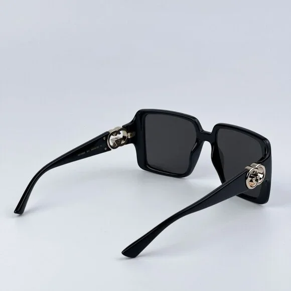 Gucci GG1692S 001 BRAND NEW Sunglasses Black Grey Square Women - Picture 7 of 10